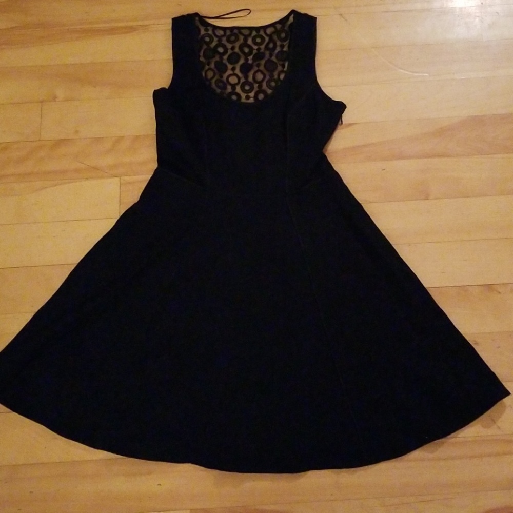 Black skater dress